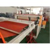 塑膠跑道卷材擠出機_預制型塑膠卷材生產(chǎn)線_佳德設備