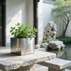 pp不銹鋼廣場(chǎng)花箱--蚌埠新躍勝金屬制品有限公司